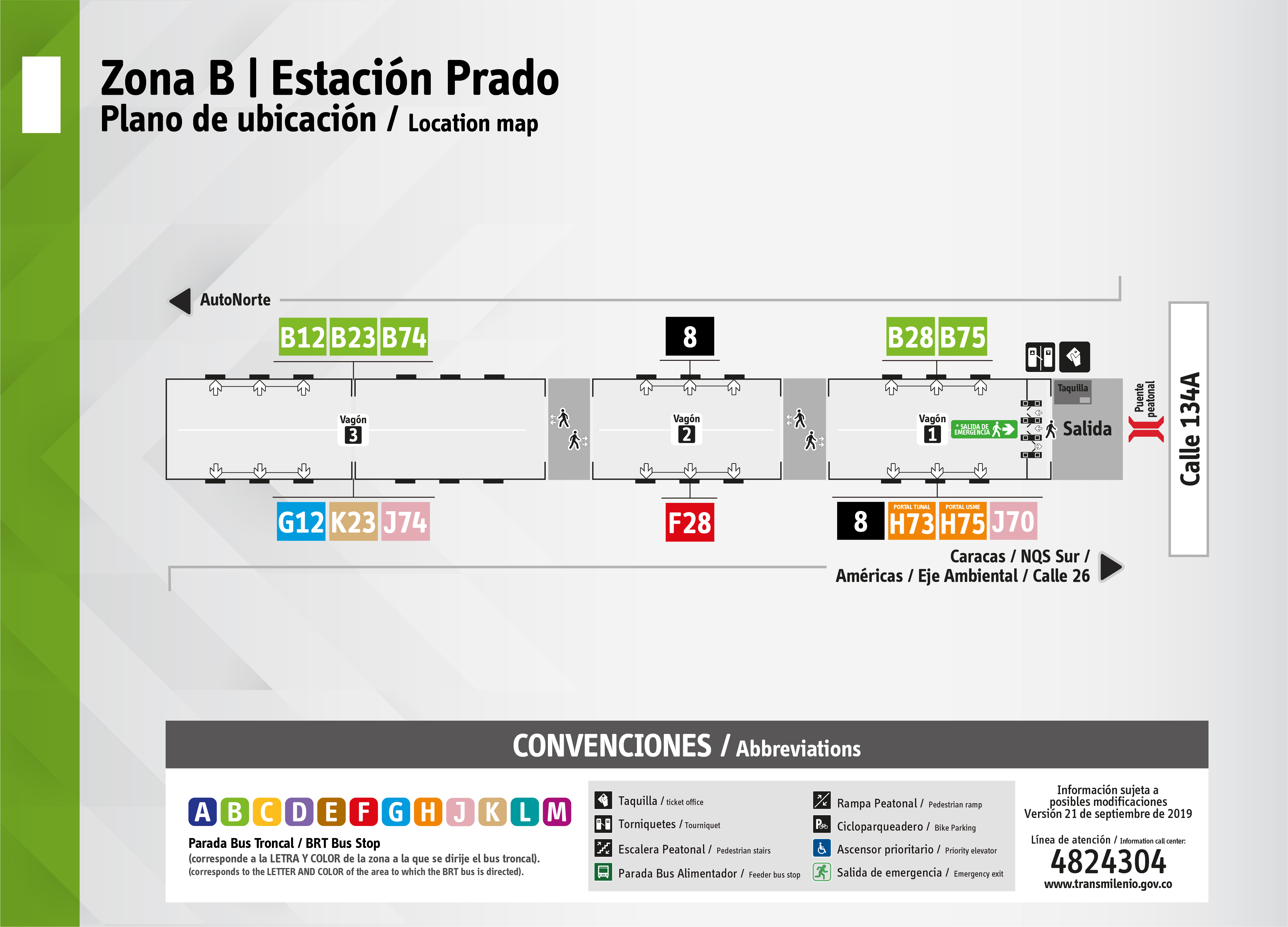 Estación Prado - troncal norte