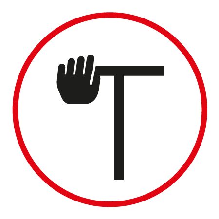 Tomar la palanca y halarla en caso de emergencia 