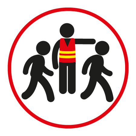 Seguir indicaciones del personal de TrasMilenio