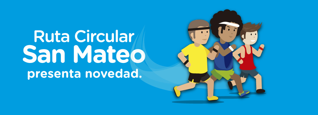 Conozca los cambios de la ruta Circular San Mateo para este fin de semana