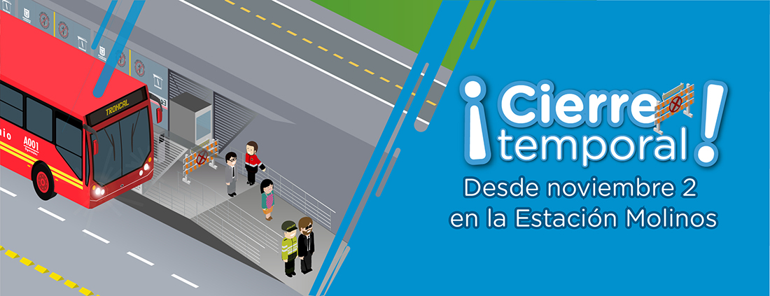 La estación molinos tiene novedad en su vagón 2, por obras