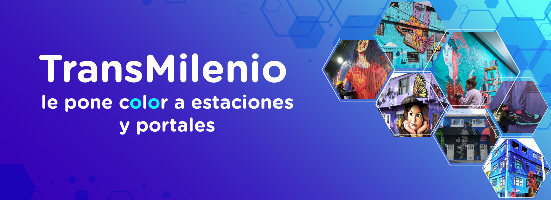 Con arte y cultura TransMilenio le pone color a estaciones y portales