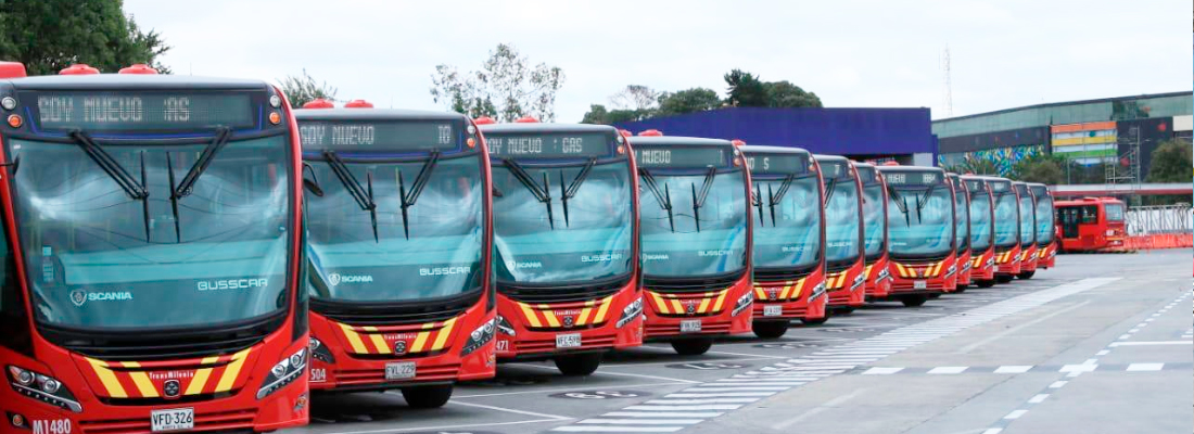 Con la nueva flota de TransMilenio: menos contaminación y más comodidad
