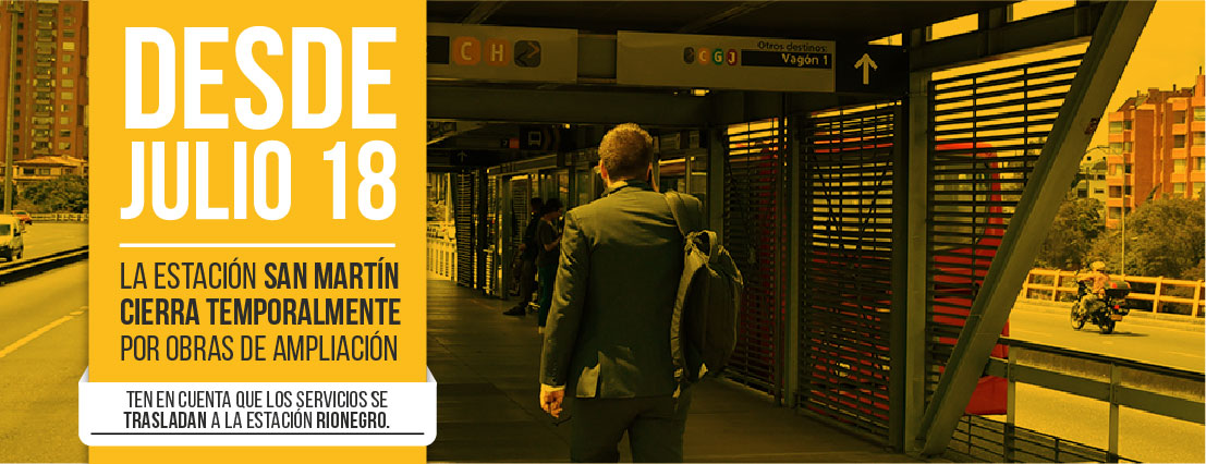 Estaci&oacute;n San Mart&iacute;n cierra temporalmente su operaci&oacute;n