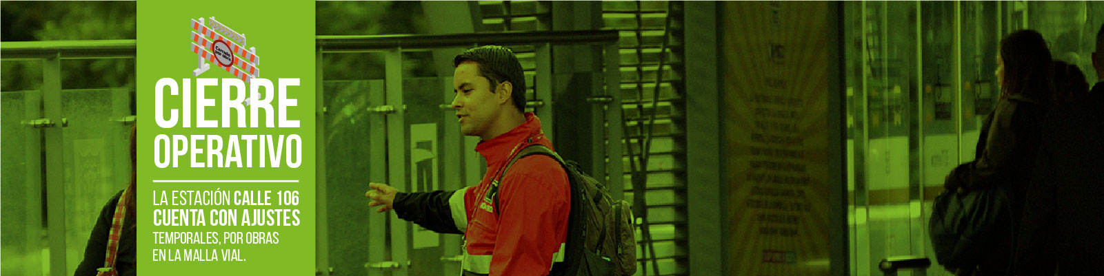 &iexcl;Atenci&oacute;n usuarios, las estaciones Mazur&eacute;n, Calle 127, y calle 106 tienen cierres temporales!