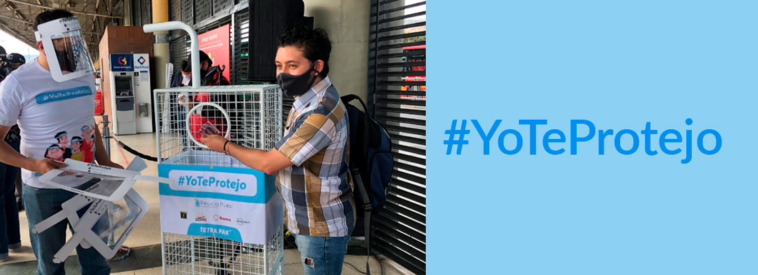 Usuarios de TransMilenio recibir&aacute;n caretas de protecci&oacute;n por reciclar