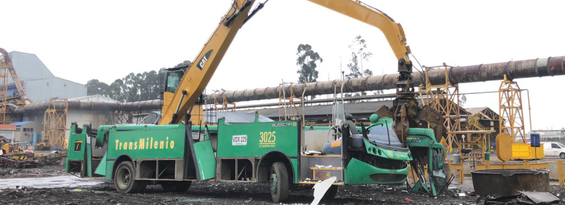 Los &uacute;ltimos 60 buses alimentadores de FASE II ser&aacute;n chatarrizados