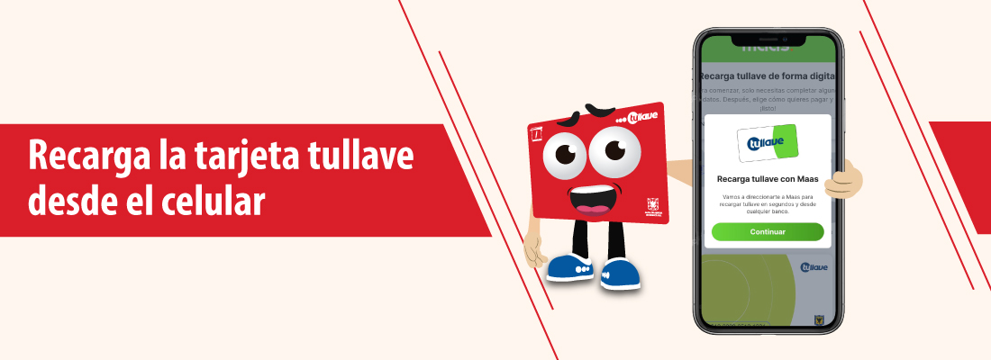 ¿Cómo recargar la tarjeta tullave desde el celular?