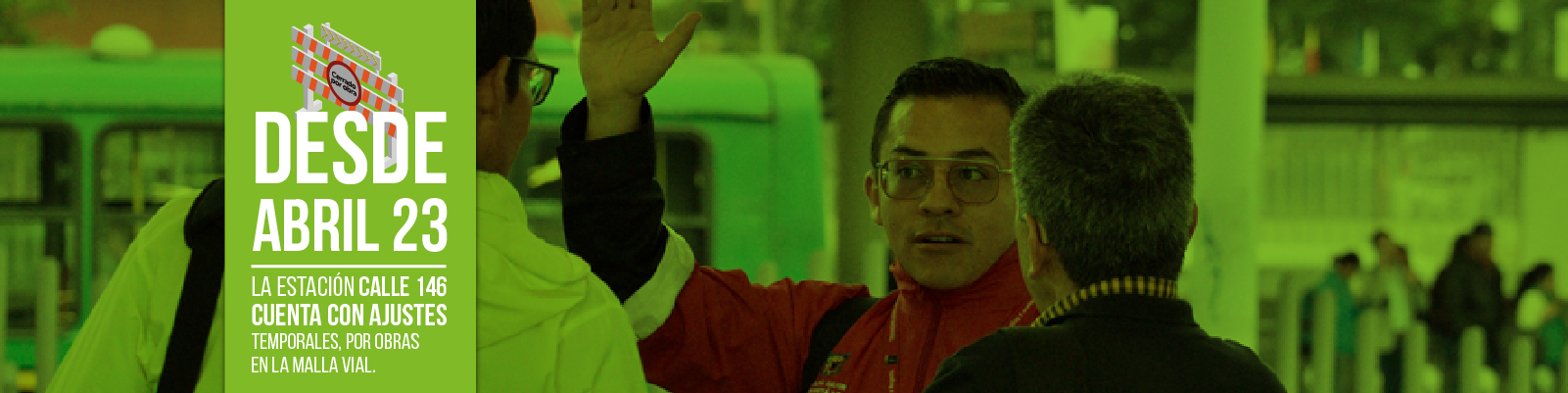 Estaci&oacute;n Calle 146 cuenta con ajustes temporales