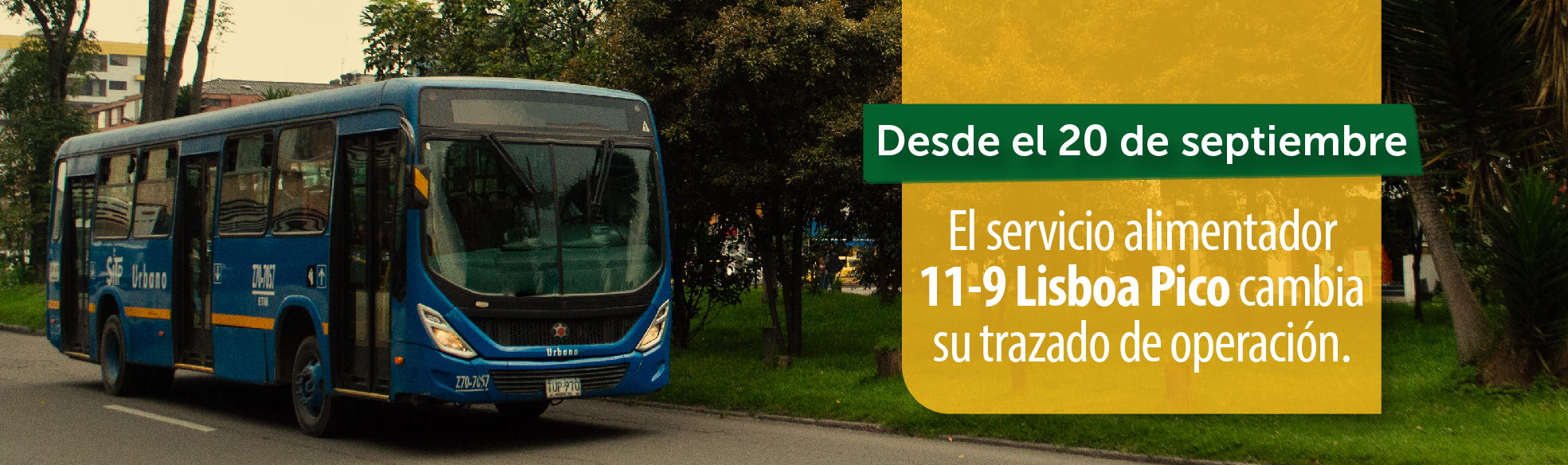 Servicio 11-9 Lisboa, en su recorrido en hora pico, cambia su operaci&oacute;n