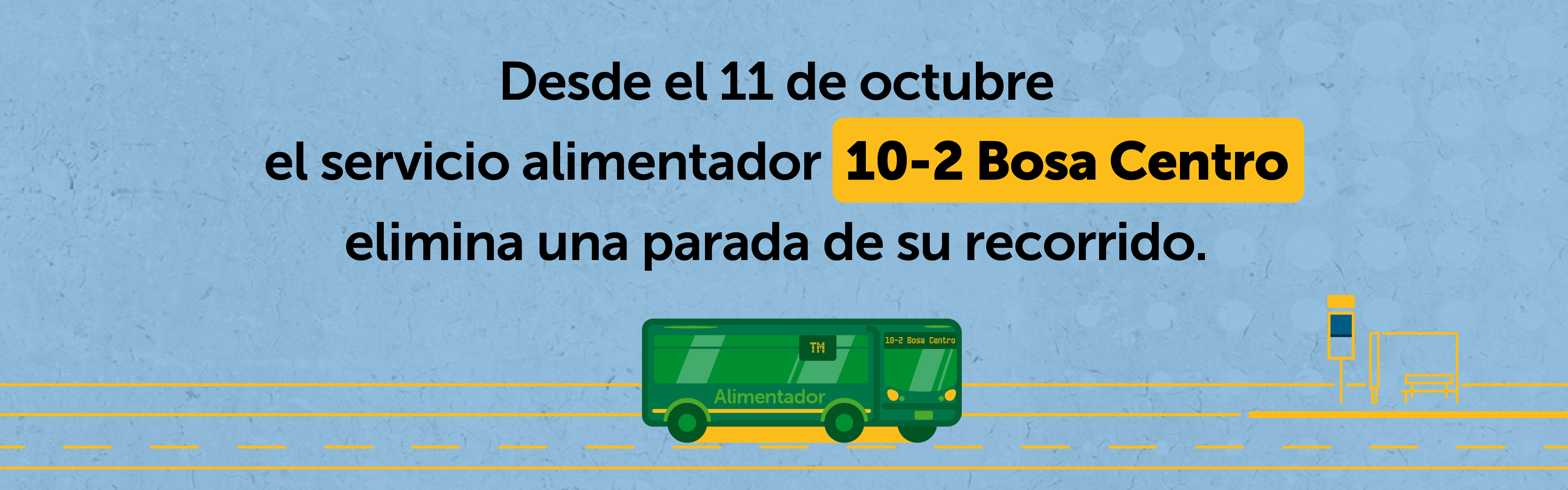 Servicio alimentador 10-2 Bosa Centro tendr&aacute; una modificaci&oacute;n