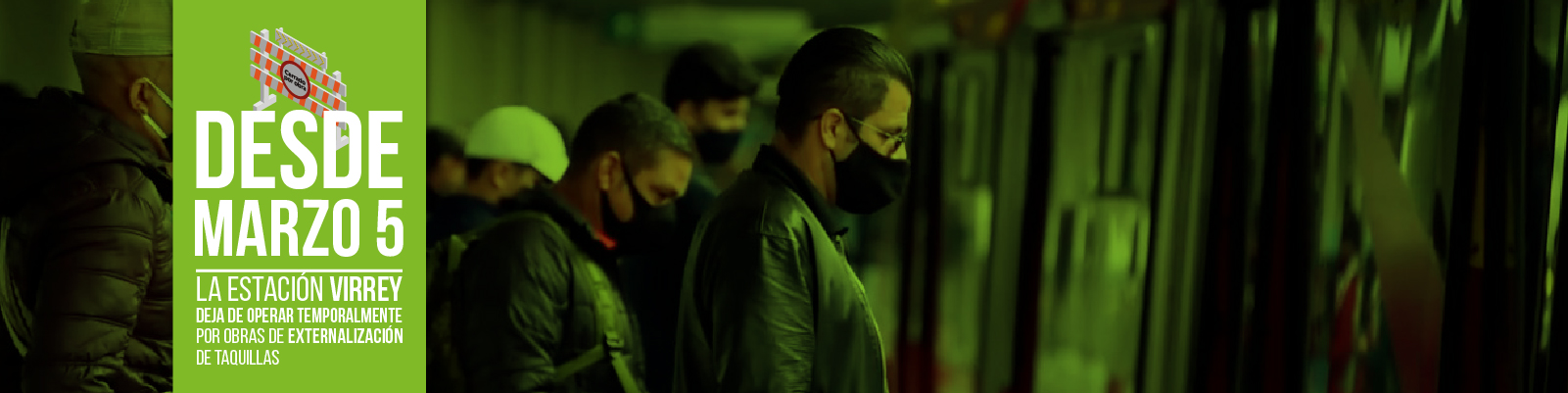 Estaci&oacute;n Virrey cierra temporalmente