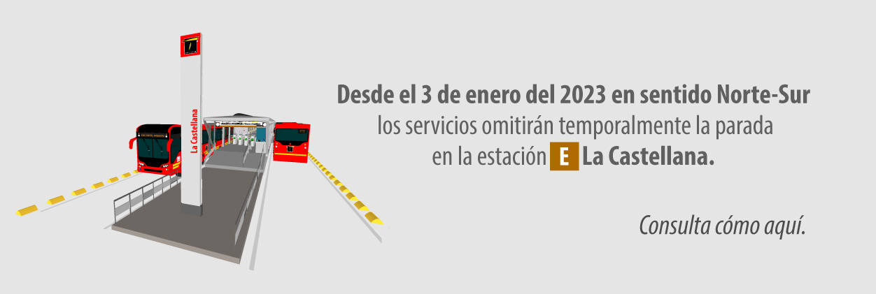 Cierre temporal de la estaci&oacute;n La Castellana