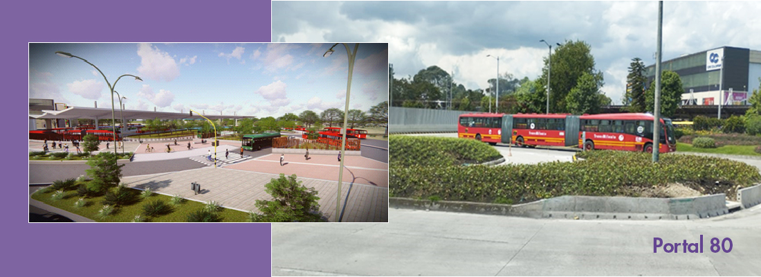 Obra en Portal 80 beneficia a los usuarios de los buses intermunicipales