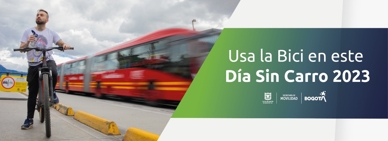 TransMiBici en TransMilenio para el D&iacute;a sin carro 2023