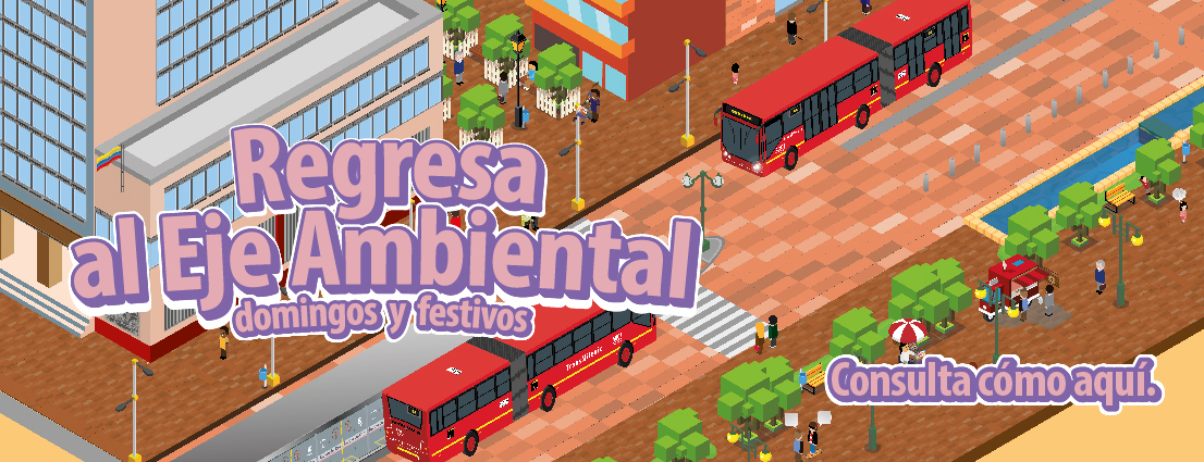 Regresan los servicios en el Eje Ambiental los domingos y festivos