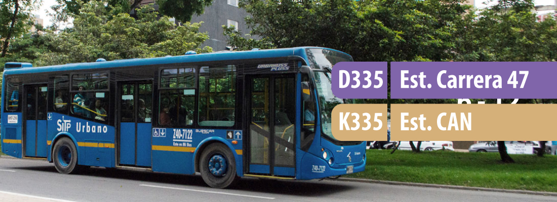 Ruta zonal D335 - K335 modifica su horario de operaci&oacute;n