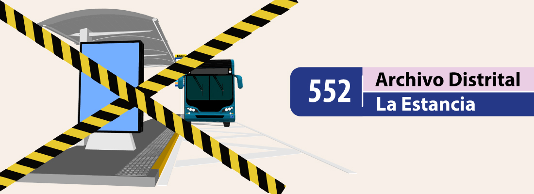 Conoce los servicio que te movilizan desde el Archivo Distrital hasta la Estancia