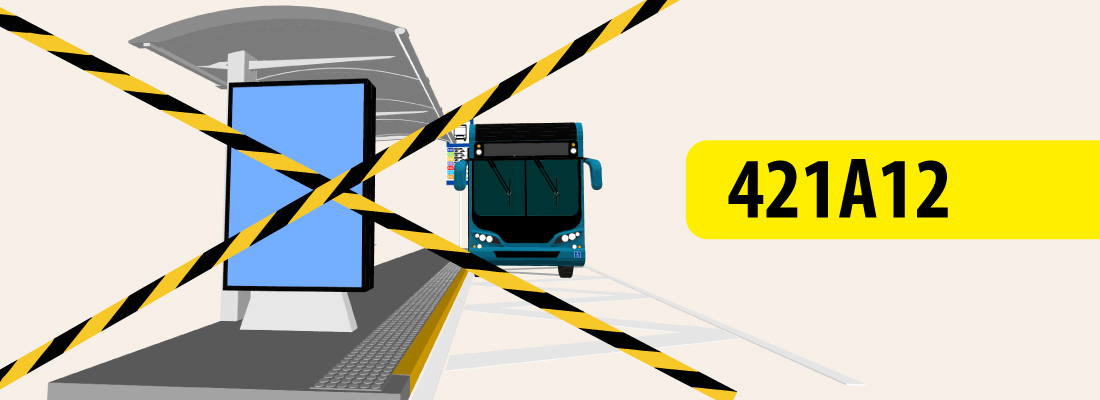 Por obra de Patio taller La Reforma, se suspende un paradero