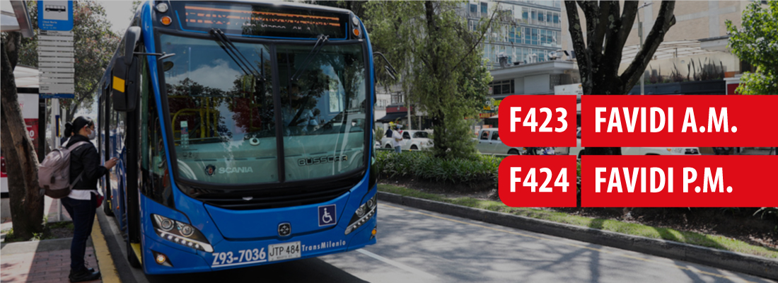 Rutas F423 y F424 extienden su operaci&oacute;n y cambian de nombre