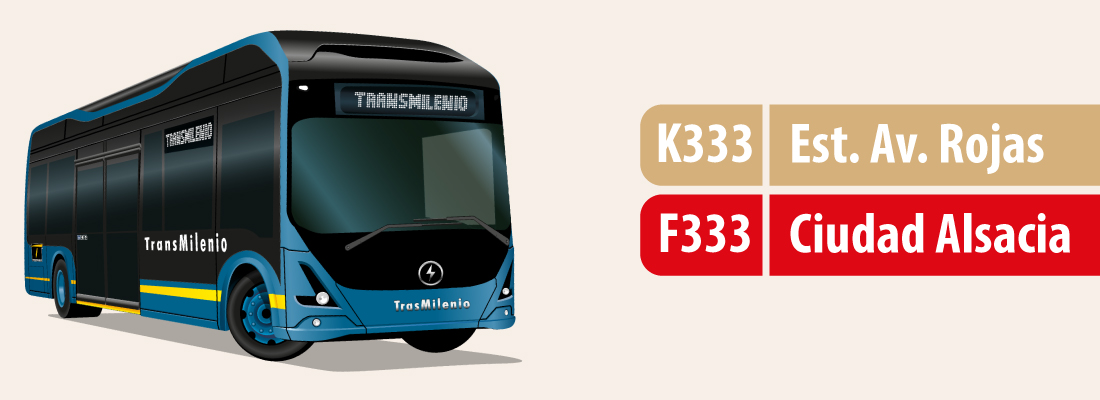 Servicio K333 - F333 modifica su horario de operaci&oacute;n