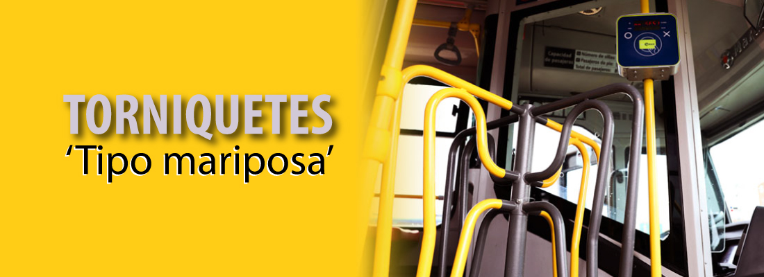 Recomendaciones para el uso de torniquetes ‘tipo mariposa’ en buses zonales