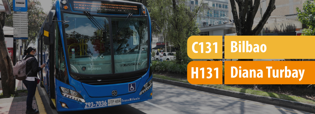 Ruta zonal C131 Bilbao - H131 Diana Turbay modifica su operaci&oacute;n