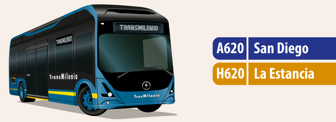 Nuevo servicio zonal  A620 San Diego - H620 La Estancia