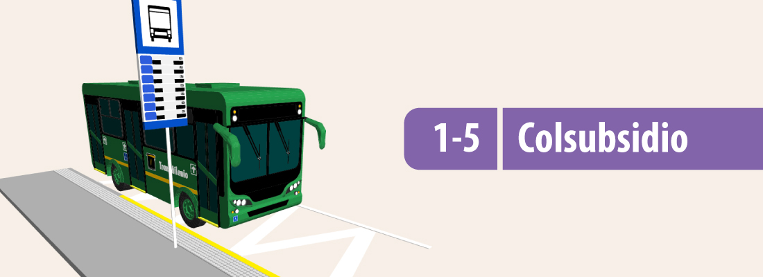 Servicio alimentador 1-5 Colsubsidio modific&oacute; su operaci&oacute;n