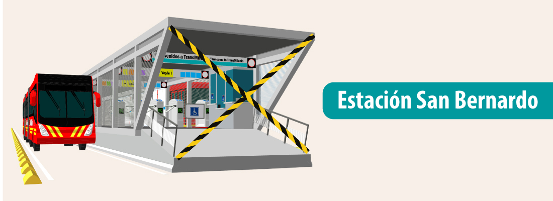 Instalaci&oacute;n de nuevos torniquetes en la estaci&oacute;n San Bernardo