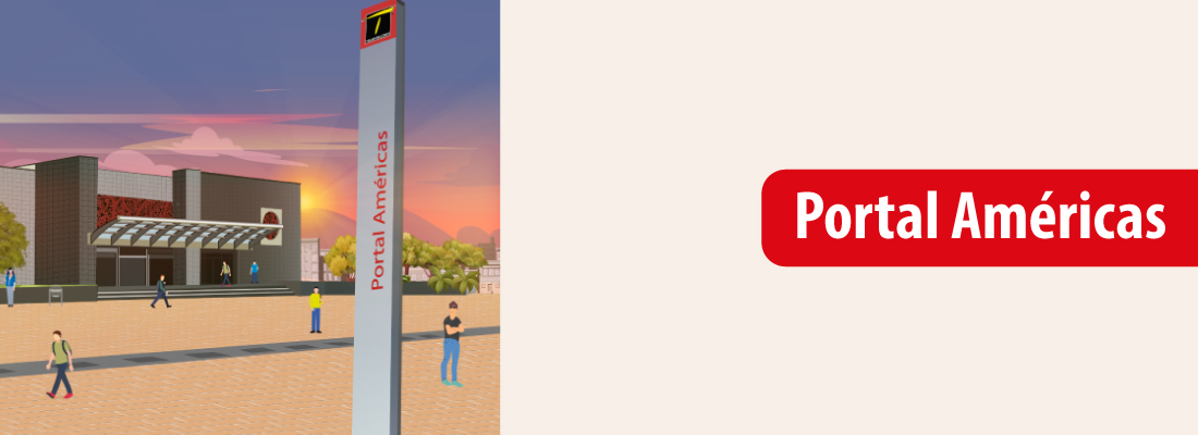 Cierre de uno de los accesos en el Portal Am&eacute;ricas