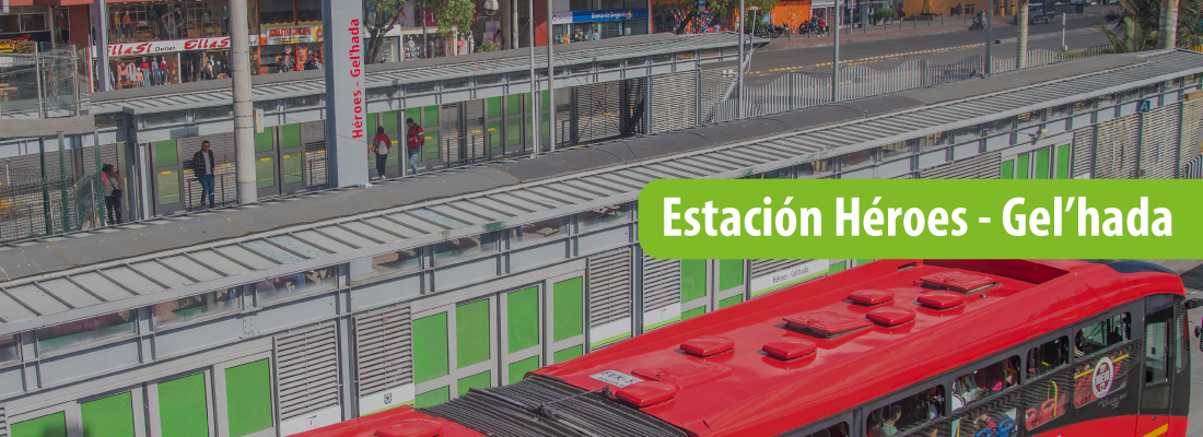 Estaci&oacute;n H&eacute;roes - Gel&acute;hada  modifica su operaci&oacute;n temporalmente