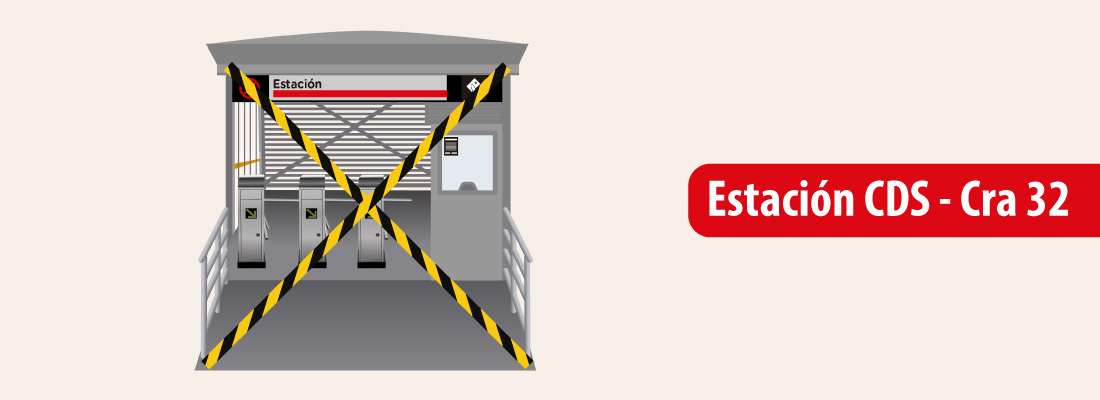 Mantenimiento en la malla vial de la estaci&oacute;n CDS - Carrera 32