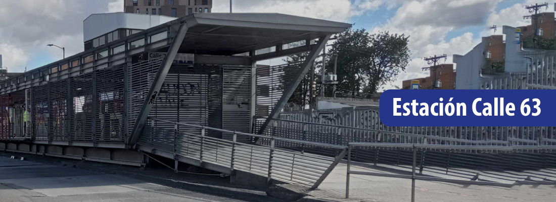 Instalaci&oacute;n de nuevos torniquetes en la estaci&oacute;n Calle 63