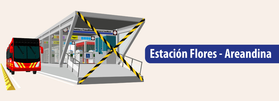 Instalaci&oacute;n de nuevos torniquetes en la estaci&oacute;n Flores - Areandina