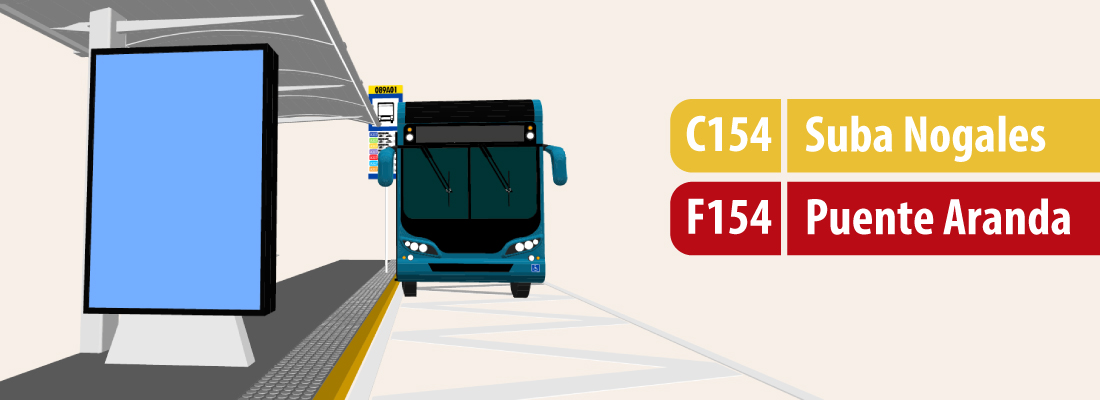 Cambios de horarios de operaci&oacute;n de las rutas C154 - F154