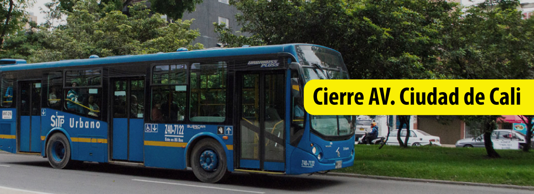 Rutas zonales modifican su recorrido temporalmente en la Avenida Ciudad de Cali