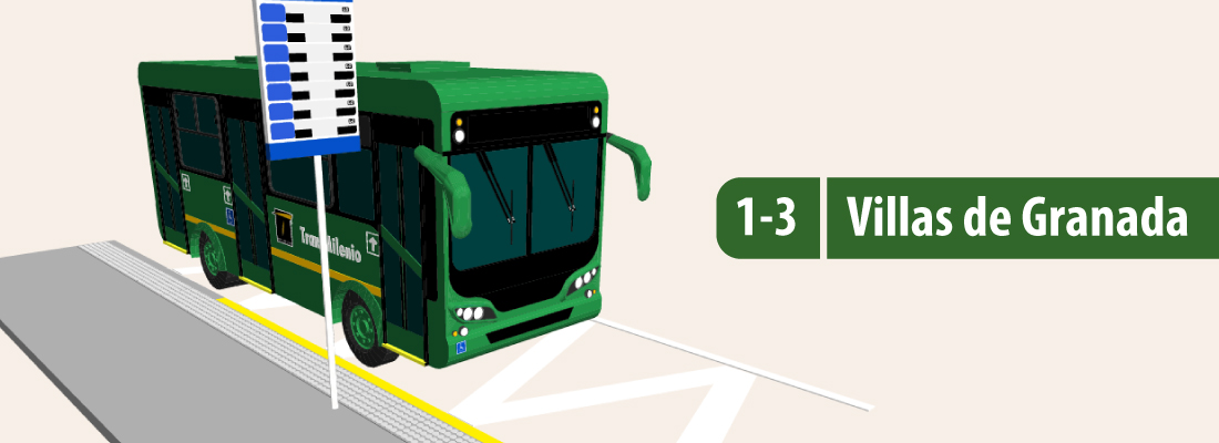 Servicio alimentador 1-3 Villas de Granada modifica su operaci&oacute;n