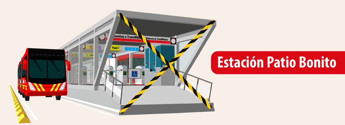 A partir de este s&aacute;bado 23 de marzo, Estaci&oacute;n Patio Bonito suspender&aacute; su servicio