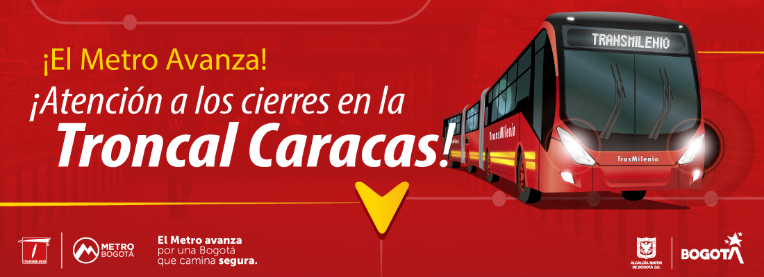 Cierre de estaciones en la troncal Caracas, conoce las alternativas de viaje para movilizarte