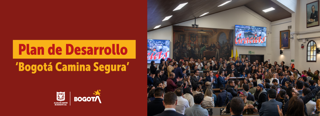 TransMilenio celebra aprobaci&oacute;n del Plan de Desarrollo &lsquo;Bogot&aacute; Camina Segura&rsquo;