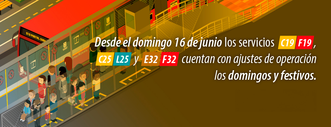 Servicios troncales tendr&aacute;n ajustes en su operaci&oacute;n los domingos y festivos