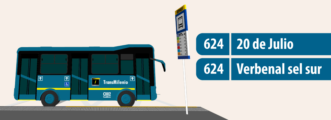 Servicio zonal, 624 20 de Julio - Verbenal del Sur, modifica su operaci&oacute;n