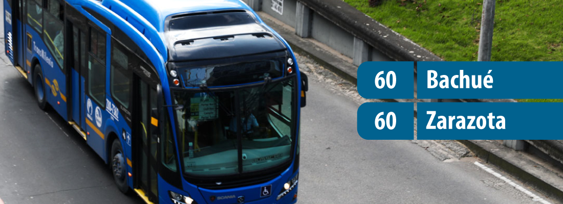 Servicio zonal 60 Bachu&eacute; - Zarazota extiende su recorrido