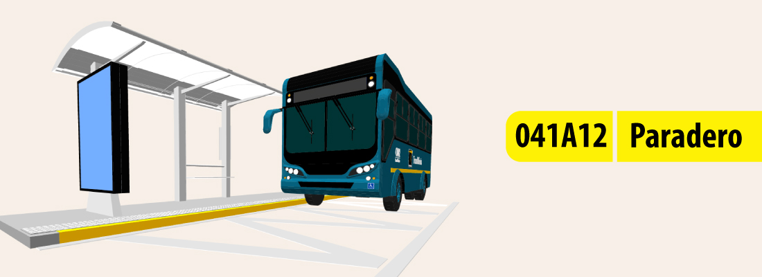 Redistribuci&oacute;n de paradero 041A12 ubicado en la carrera 14