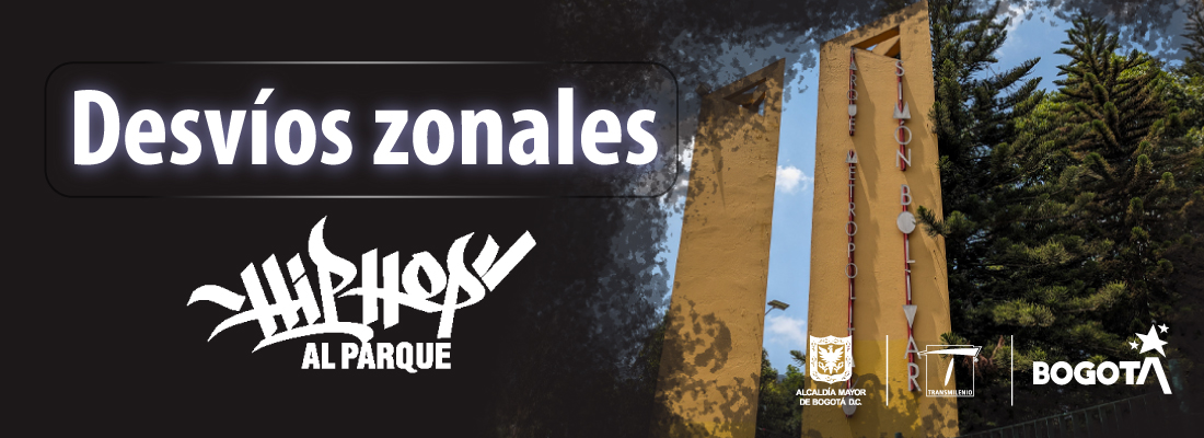 Desv&iacute;os en rutas zonales del transporte p&uacute;blico por Festival de Hip Hop al Parque