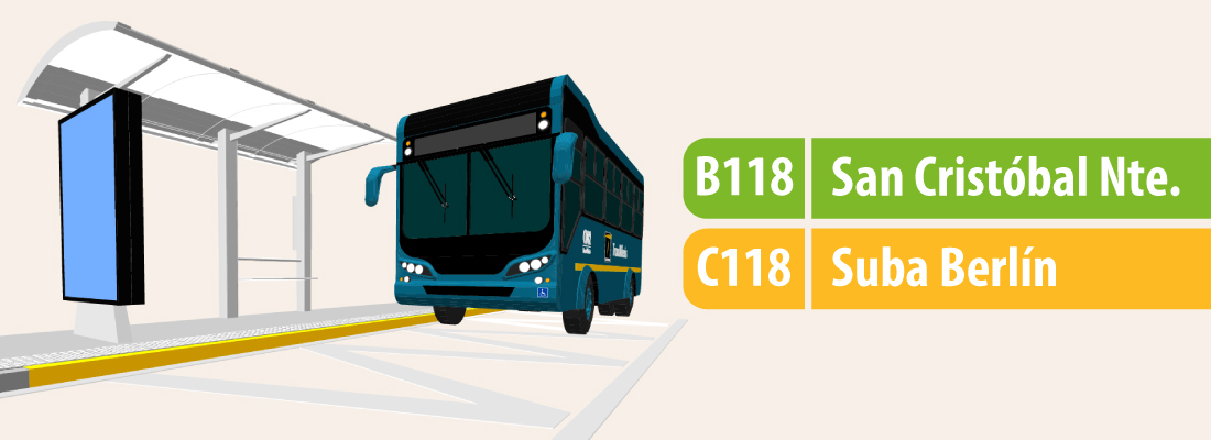 Servicio zonal B118 - C118 modifica su operaci&oacute;n en Tibabuyes