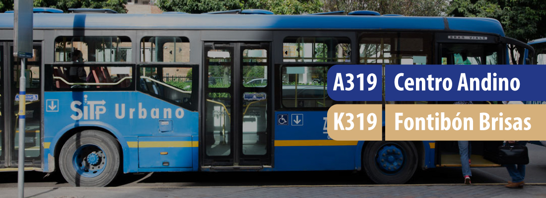 Servicio zonal A319 Centro Andino - K319 Fontib&oacute;n Brisas modifica su recorrido