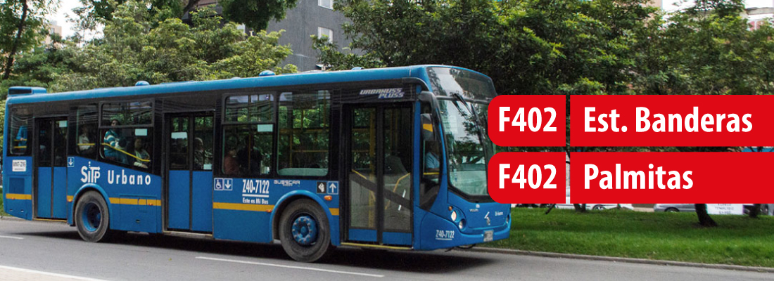 Servicio TransMiZonal F402 modifica su recorrido