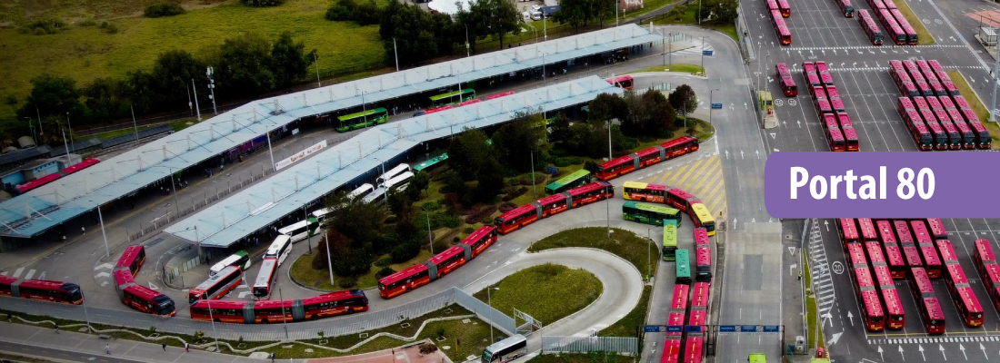 Servicios alimentadores del Portal 80 cambian su punto de parada